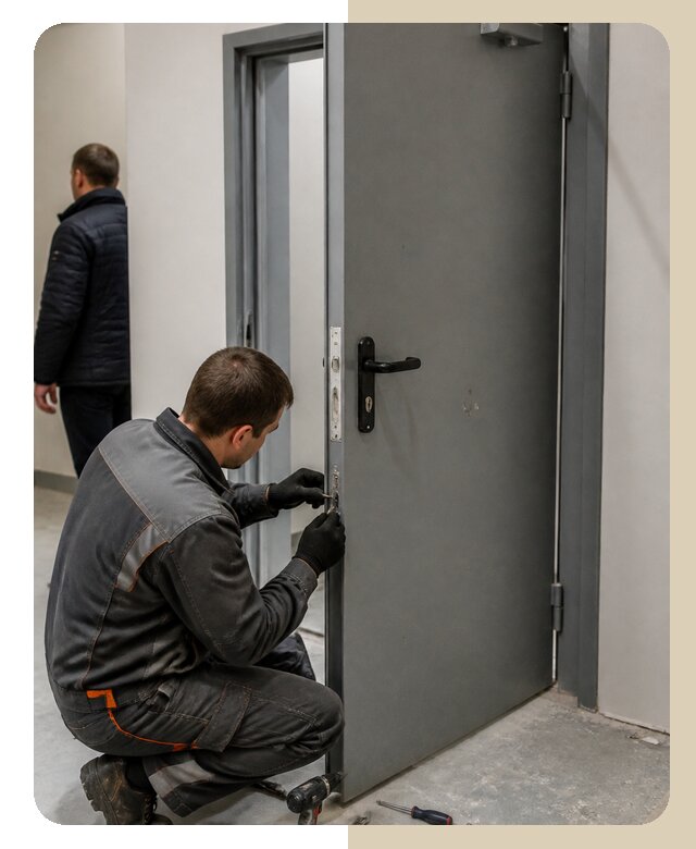 Ремонт противопожарной двери в Кисловодске по цене 6951 р. | ДвериЛегко-Ксл