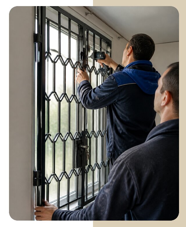 Установка распашных решеток в Кисловодске цена от 6951 р. | ДвериЛегко-Ксл